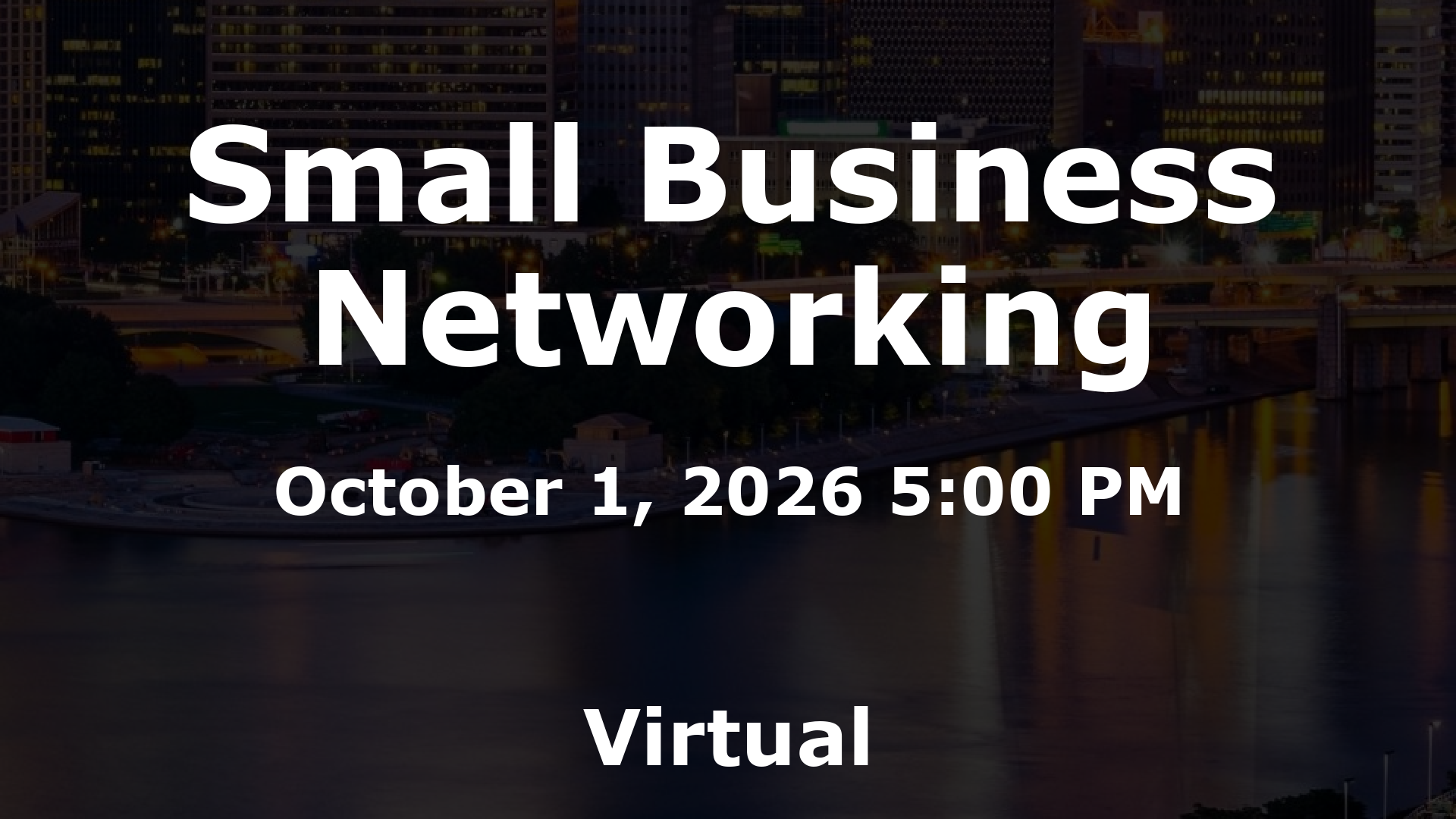 Small Business Networking event image